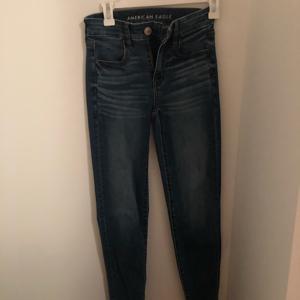 American Eagle Hi Rise Jeggings 00 Short